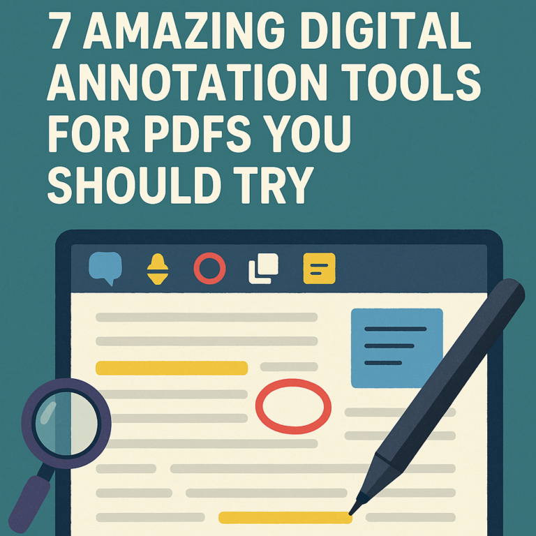 Digital Annotation Tools for PDFs